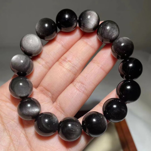 Black Color Obsidian Bracelet
