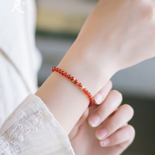 Agate Koi Bracelet Hand String - Image 2