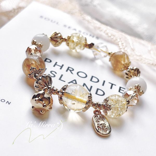 Sea Blue Treasure Crystal Bracelet - Image 5