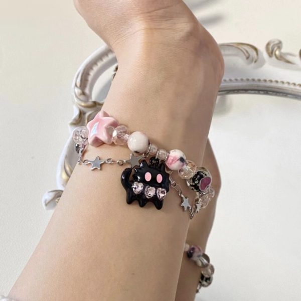 Funny Cat Crystal Bracelet Women's Premium - Image 2