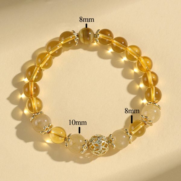 Fortune Recruiting Yellow Crystal Bracelet - Image 2