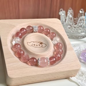 Strawberry Crystal Starlight Bracelet