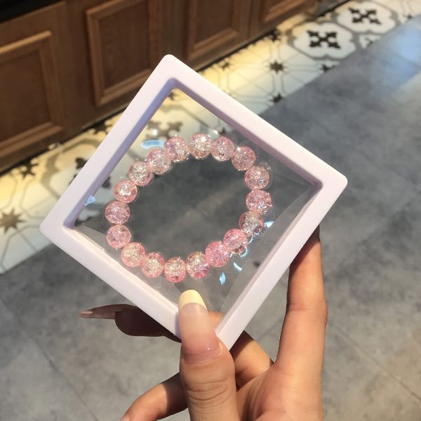 Multi color glazed glass bracelet - Image 5