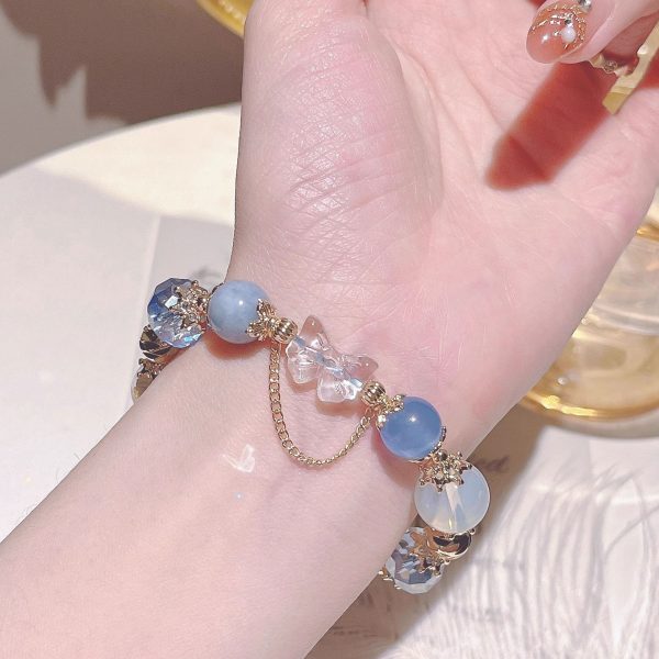 Sea Blue Treasure Crystal Bracelet - Image 4