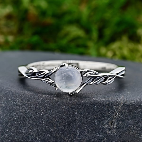 Moonlight Stone Ring Female - Image 3