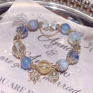 Sea Blue Treasure Crystal Bracelet