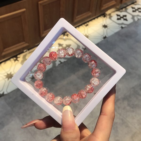 Multi color glazed glass bracelet - Image 4