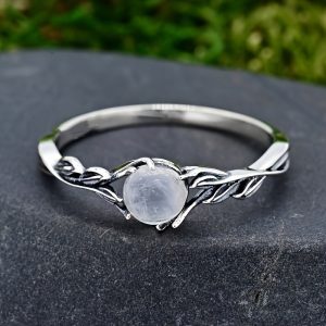 Moonlight Stone Ring Female