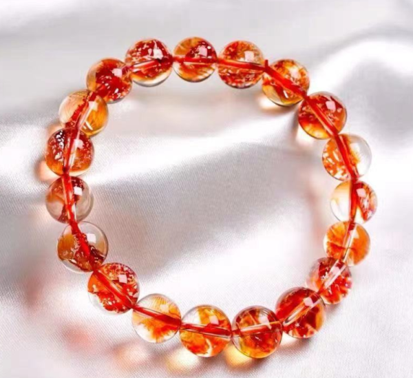Red Ghost Glue Flower Phoenix Hand String