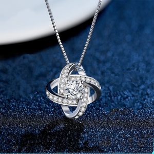 S925 Silver Clover Necklace