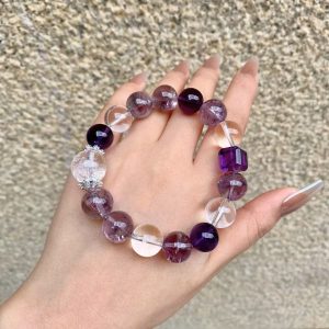 Natural Amethyst Bracelet for the Year of the Snake