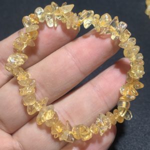 Irregular crystal jewelry bracelet