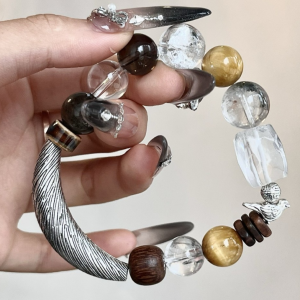New Chinese-style crystal half-bracelet fashion